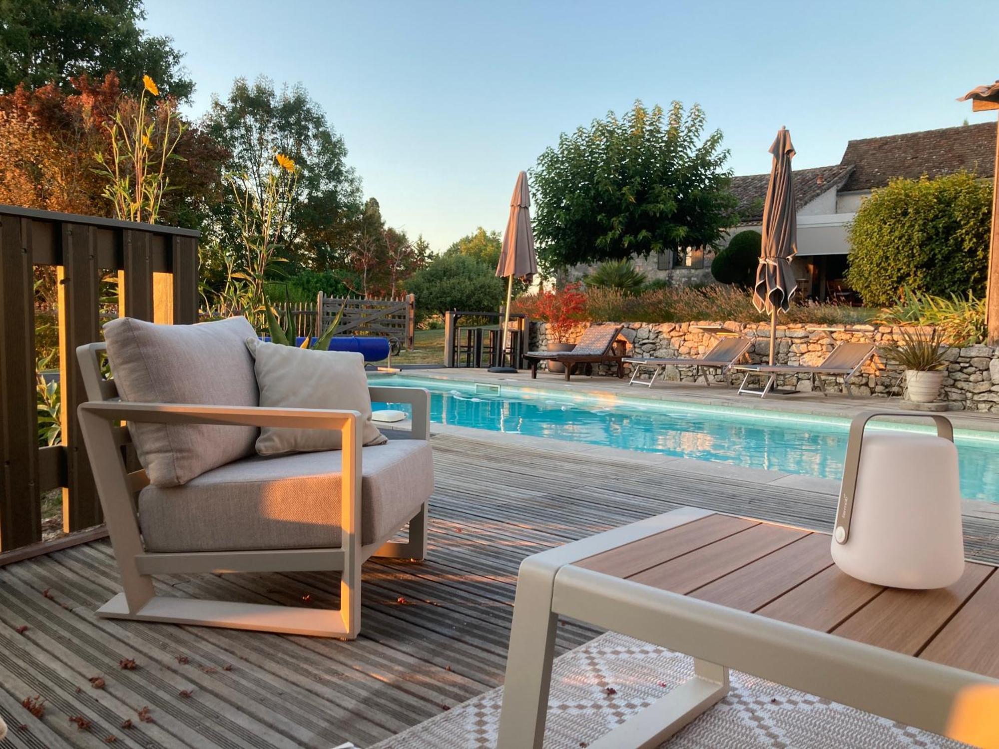 La Ferme Buissonniere Bed and Breakfast Bardou Εξωτερικό φωτογραφία